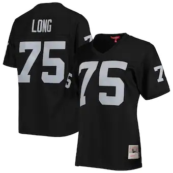 womens mitchell and ness howie long black las vegas raiders